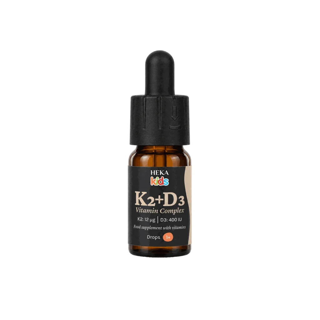 HEKA Kids K2+D3 Drops – 10 ml with vitamin K2 and vitamin D3