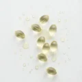 Close-up of HEKA Kids Omega-3 fish oil softgels