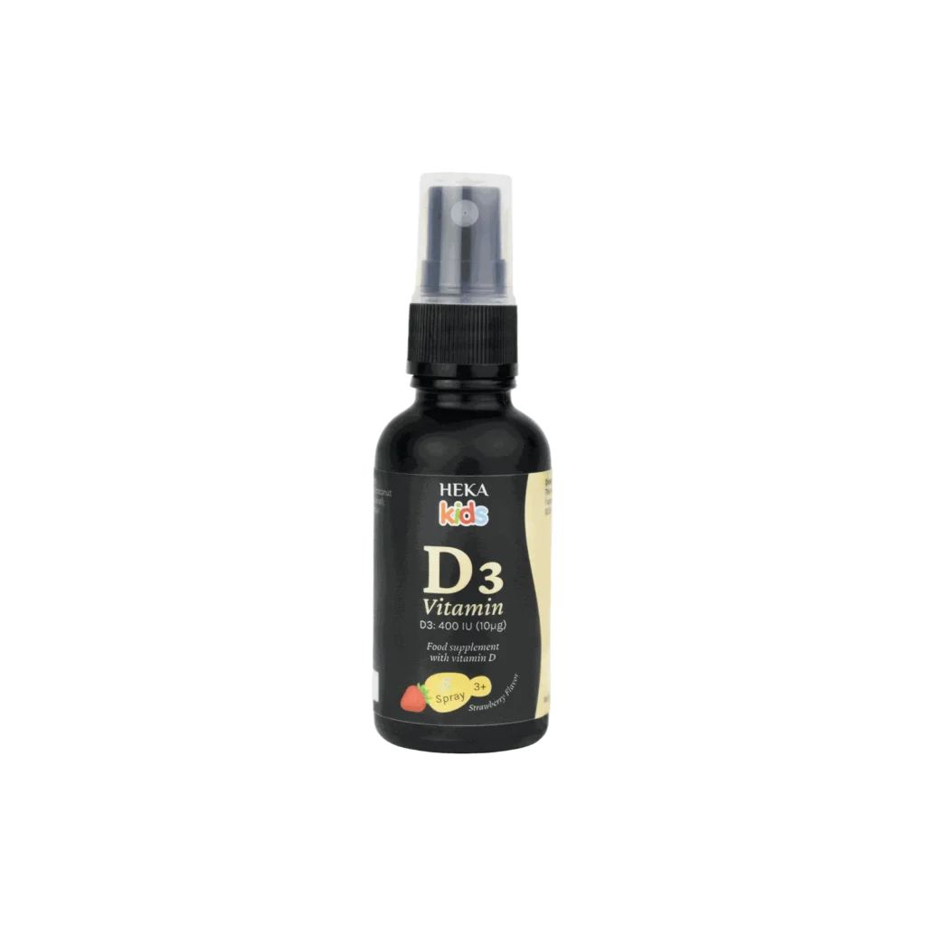 HEKA Kids Vitamin D3 Spray – 30 ml with 400 IU of vitamin D3 per spray