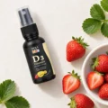 HEKA Kids Vitamin D3 sprej z jagodami na svetli površini