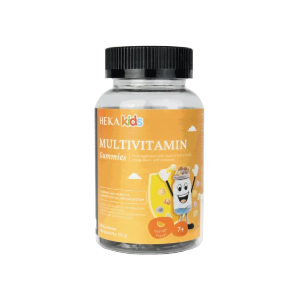 HEKA Multivitamin Kids Gummies – 60 orange-flavoured gummies for children